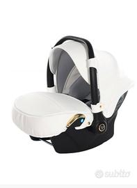 Trio junama pelle bianco e telaio Rosa