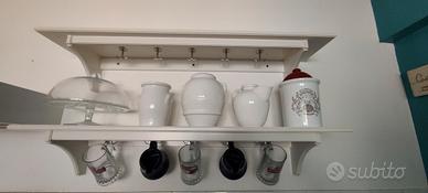 coppia mensole IKEA TORNVIKEN con ganci 120cm