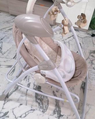 Foppapedretti sdraietta carillon e Chicco marsupio