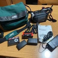 Videocamera jvc con custodia borsa