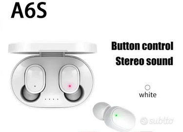 TWS A6S cuffie Bluetooth Wireless