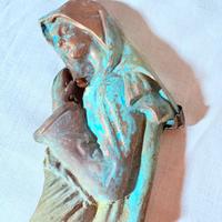 Antico bassorilievo Madonna da parete in pietra