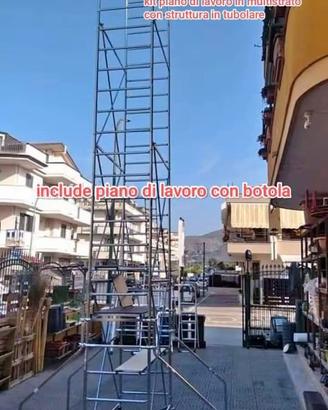 Trabattello alto 7.10 con base regolabile