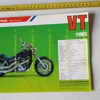 Honda VT 1100 C 1987-88 depliant ITALIANO original