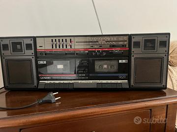 radioregistratore  lenoir anni 80