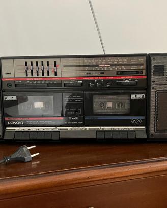 radioregistratore  lenoir anni 80