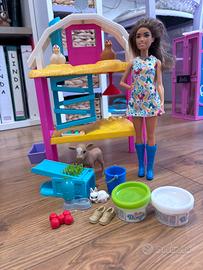 Barbie con Fattoria Play-Doh