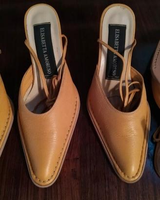 Scarpe Mod. Cervo Giallo/Lacci Tg. 37 - 38