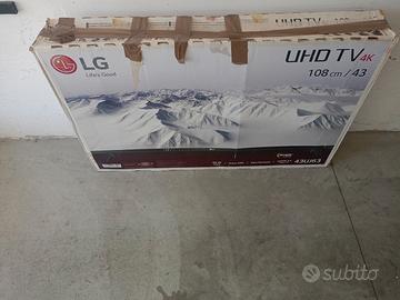 TV LG 43  (PANNELLO DANNEGGIATO )