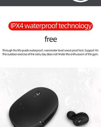 Cuffie Auricolare Bluetooth Wireless