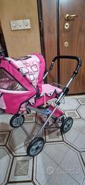 Passeggino giocattolo rosa