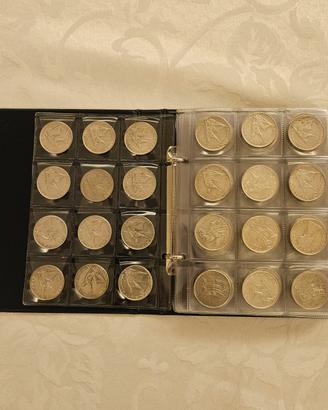 Collezione 120 Monete 500 lire Argento 835 