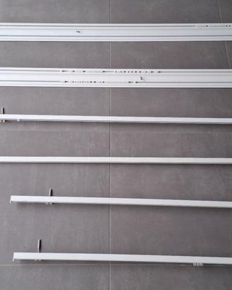 Binari a soffitto singoli e doppio x tende