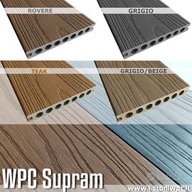 Pavimento in WPC listoni legno composito doghe