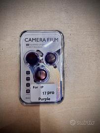 Cerchietti copri telecamere viola iPhone 17 pro