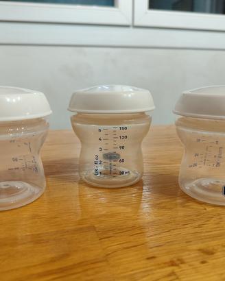 Lotto di 3 contenitori latte materno Chicco