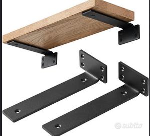 Staffe metallo pesanti per mensole. 