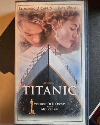 Videocassetta VHS film TITANIC