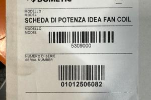 SCHEDA PER FAN COIL IMBARCAZIONE