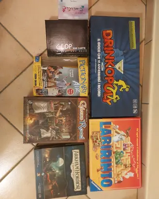 lotto giochi da tavolo vari