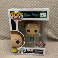Funko pop morty with shrunken rick 958 rick and mo