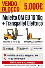 muletto e traspallet elettrico