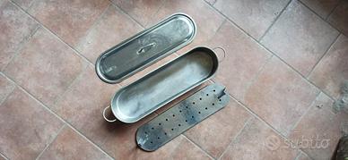 pesciera in acciaio inossidabile (poissonnière)