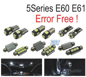 KIT 18 LAMPADE LED INTERNE BMW E60 E61 M5 520I 523