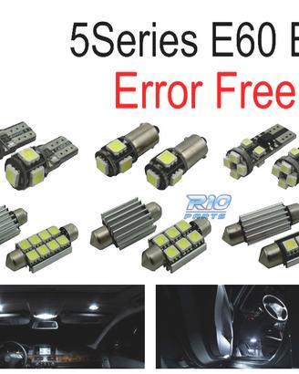 KIT 18 LAMPADE LED INTERNE BMW E60 E61 M5 520I 523