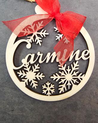 pallina legno personalizzate con nome