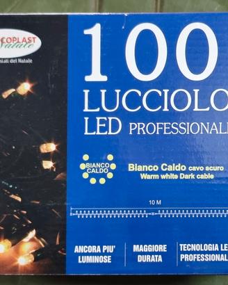 stringa Lucciolone led caldo professional