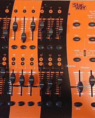 CONSOLE DI CONTROLLO DMX 24 CANALI
