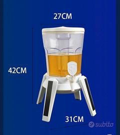 Dispensa Bibite Birra con spina singola da 3 litro