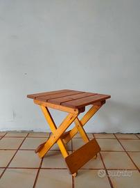 set 4 sgabelli in legno richiudibili