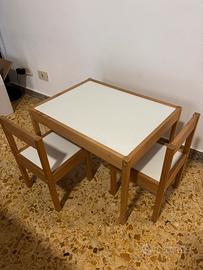 Tavolino ikea bambini con sedie
