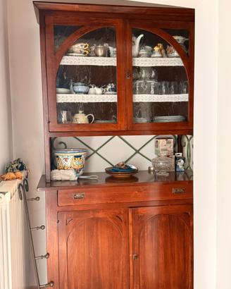 MOBILE IN LEGNO CON VETRINETTA