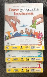 Fare Geografia Insieme classi 1-2-3 media+atlanti