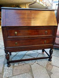 antico scrittoio con 2 casserri