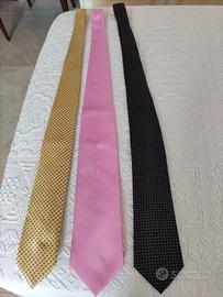 Tris di cravatte firmate Giorgio Mariani.