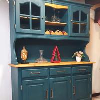 Doppia credenza vetrine e porta vino