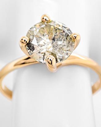 Anello di diamanti con certificazione