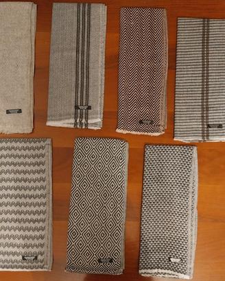 set 7 sciarpe in cashmere