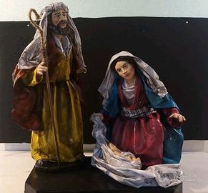 natività in cartapesta leccese cm 32