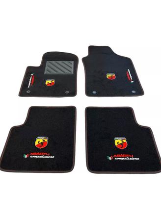 Set tappeti per ABARTH 500 595 695 in moquette