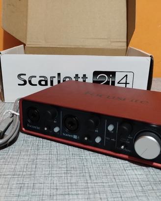 Scheda audio Scarlett 2i4