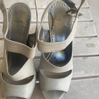 Scarpe peep toe tacco 12 plateau 2