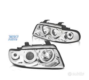 FARI PER AUDI A4 B5 94-99 ANGEL EYES CCFL FONDO CR