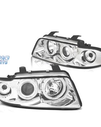 FARI PER AUDI A4 B5 94-99 ANGEL EYES CCFL FONDO CR