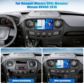 Autoradio 10 Android 13 Renault Master Movano NV40