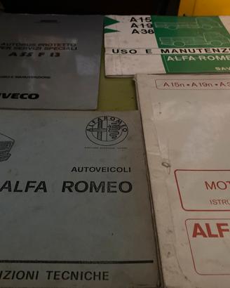 COLLEZIONE MANUALI X AUTOCARRI D EPOCA